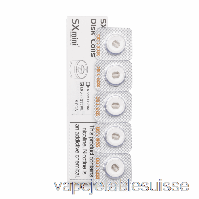 Vape Suisse Yihi Sx Nano Ada Bobines De Remplacement Bobines 1.0ohm
